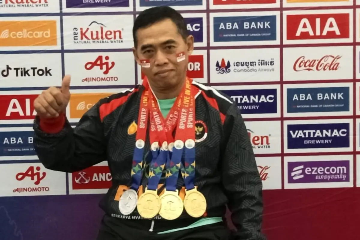 Tatok Hardiyanto Tetap Bidik Prestasi di ASEAN Para Games 2025 Meski Berusia 61 Tahun