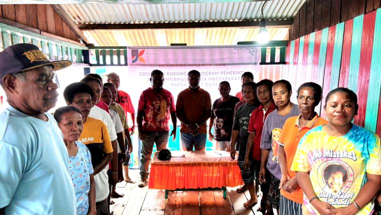 Dukungan Program MBG dan Jaga Kamtibmas Sasar Mama-Mama Papua