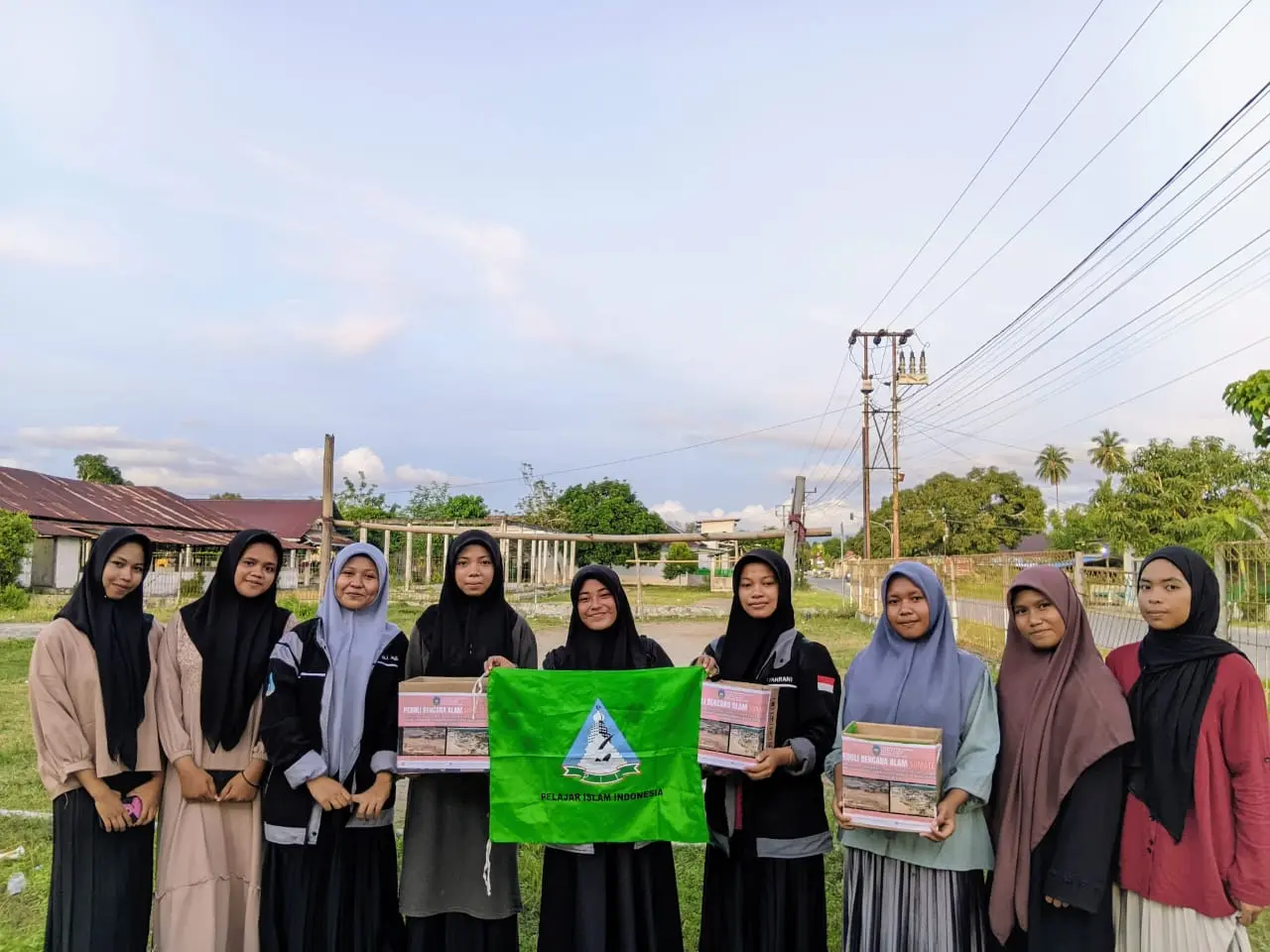 Aksi Solidaritas PD PII Pantai barat - Komisariat PII se Dampelas untuk Sumatera