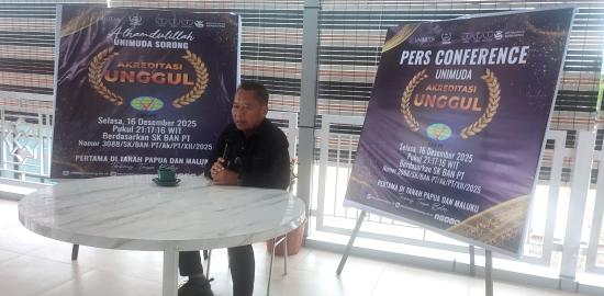 Raih 'Akreditasi Unggul', UNIMUDA Sorong yang Pertama dan Satu -satunya di Papua Maluku