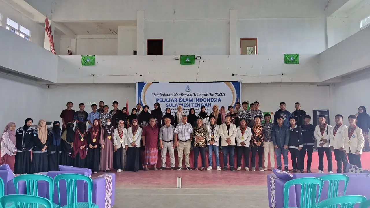 Konferwil XXVI PII Sulteng Resmi Dibuka: Pelajar No Bullying Menjadi Tema Sentral dalam Acara Pembukaan