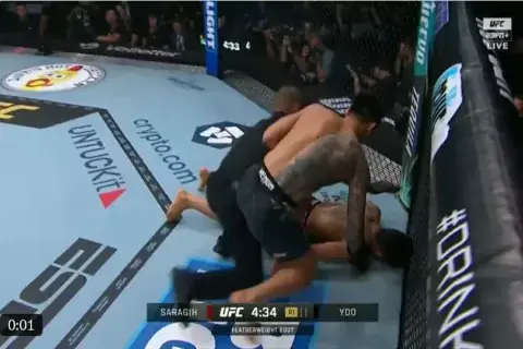 Jeka Saragih Kalah KO dari Yoo Joo Sang di Ronde Pertama UFC 316