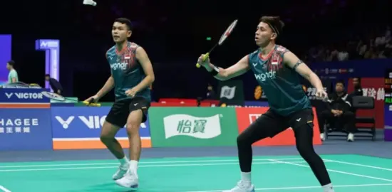 Fajar/Rian Gagal ke Final Thailand Open 2025 Usai Takluk dari Wakil Denmark