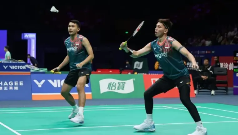 Fajar/Rian Gagal ke Final Thailand Open 2025 Usai Takluk dari Wakil Denmark