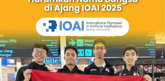 Empat Siswa Indonesia Raih Prestasi di International Olympiad in Artificial Intelligence 2025