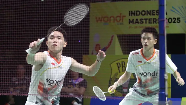 Raymond Indra/Nikolaus Joaquin Lolos Perempat Final Korea Masters 2025