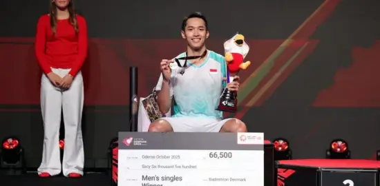 Jonathan Christie Taklukkan Shi Yu Qi, Raih Gelar Denmark Open 2025