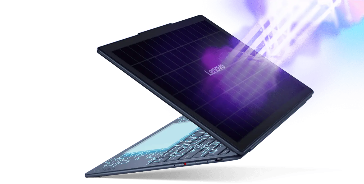 Lenovo Perluas Inovasi Laptop Berbasis AI dan Konsep Energi Surya
