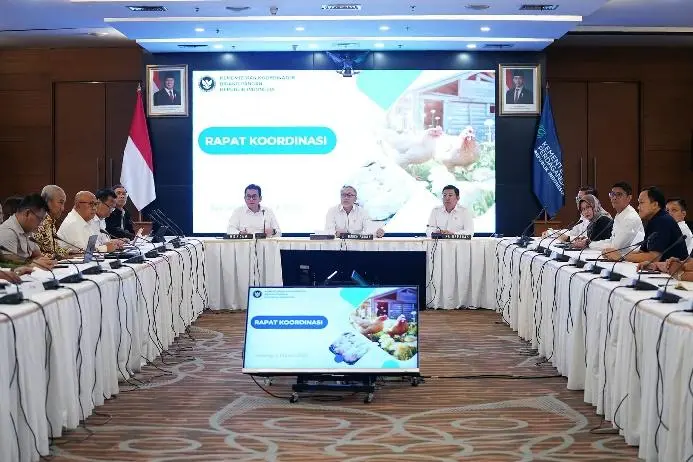 Buka Rakor Pasokan Daging Ayam, Mendag Pastikan Harga Stabil dan Pasokan Cukup di HBKN