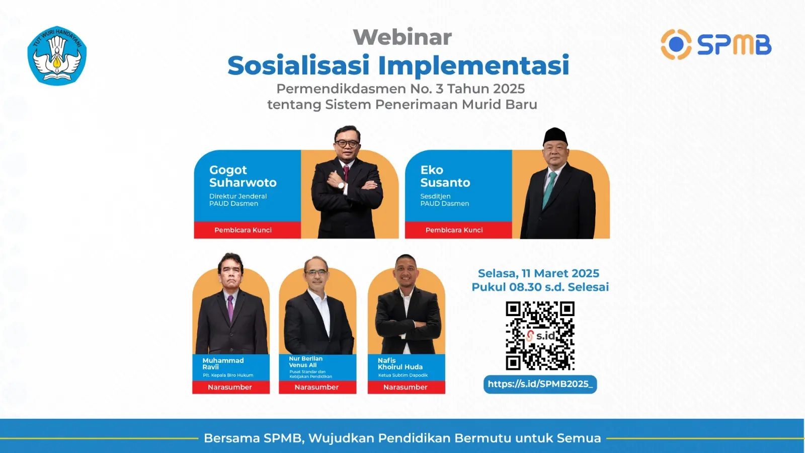 Ditjen PAUD Dasmen Mulai Sosialisasikan SPMB 2025 ke Pemda dan Dinas Pendidikan Seluruh Indonesia