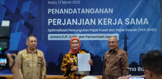 DJP dan 19 Pemda di Kanwil DJP Sulselbartra Tandatangani Kerja Sama OP4D