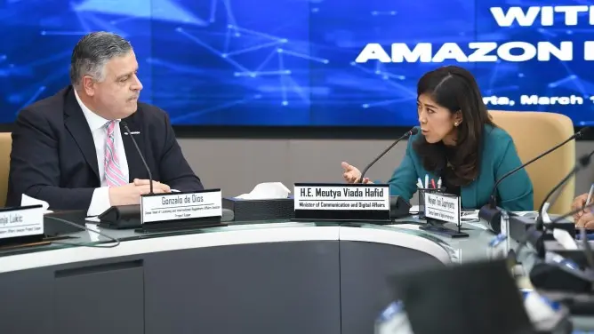 Komdigi Jajaki Kerja Sama dengan Amazon Kuiper Perluas Konektivitas Digital Wilayah 3T