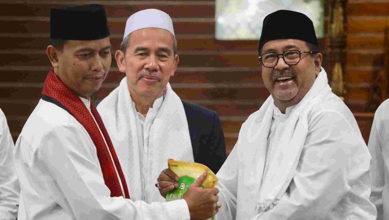 Safari Ramadan di Lebak Bulus, Wagub Rano Sosialisasikan Umrah Gratis untuk Marbot Masjid