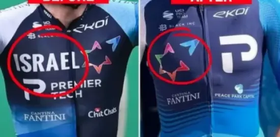 La Vuelta Memanas, Tim Israel-Premier Tech Hapus Nama “Israel” dari Jersey