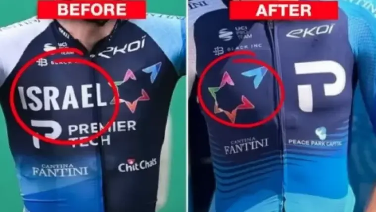 La Vuelta Memanas, Tim Israel-Premier Tech Hapus Nama “Israel” dari Jersey