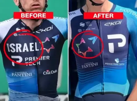 La Vuelta Memanas, Tim Israel-Premier Tech Hapus Nama “Israel” dari Jersey