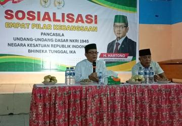 - Sosialisasi 4 Pilar Kebangsaan, Hartono : Perlu Menanamkan Nilai 4 Pilar Kebangsaan Ditengah Keluarga