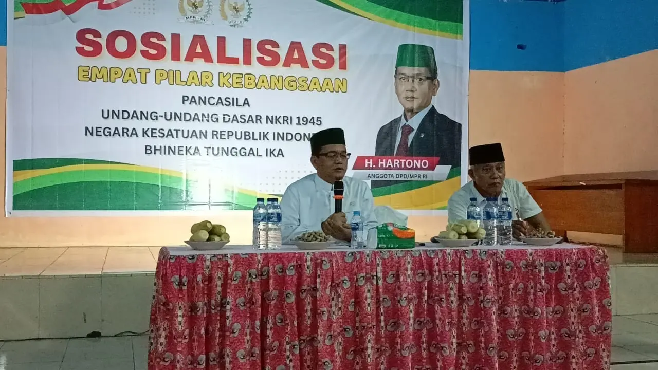 - Sosialisasi 4 Pilar Kebangsaan, Hartono : Perlu Menanamkan Nilai 4 Pilar Kebangsaan Ditengah Keluarga