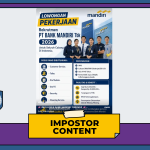 [PENIPUAN] Lowongan Kerja Bank Mandiri