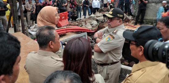 Rano Apresiasi Penanganan Jalan Amblas di Lenteng Agung