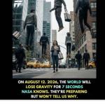 [SALAH] Hoaks! Bumi kehilangan gravitasi selama 7 detik pada 12 Agustus 2026