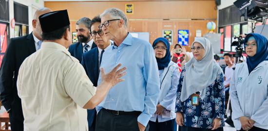 Bill Gates Apresiasi Program Makan Bergizi Gratis di Indonesia