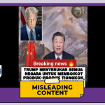 [SALAH] Trump Serukan Boikot Semua Produk Tiongkok