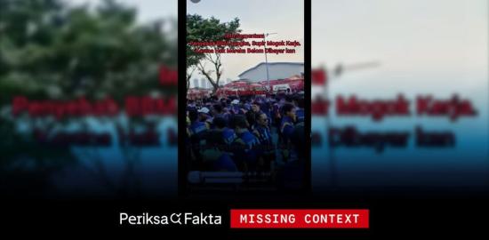[SALAH] Salah, Sopir Tangki Pertamina Mogok Akibatkan Pasokan BBM Langka