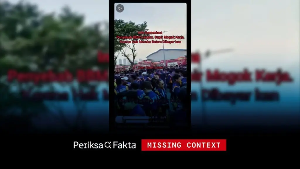 [SALAH] Salah, Sopir Tangki Pertamina Mogok Akibatkan Pasokan BBM Langka