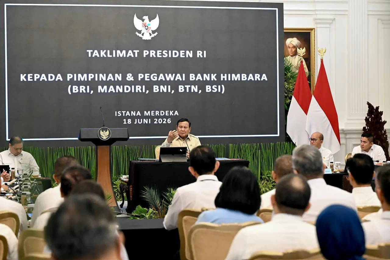Presiden Prabowo Tegaskan Himbara sebagai Motor Ekonomi Nasional dengan Kapitalisasi Rp1.100 Triliun