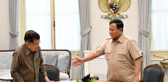 Energi Hijau Jadi Fokus Pertemuan Presiden Prabowo dengan Jusuf Kalla