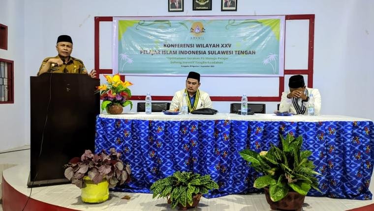 Sekda Donggala Hadiri Konwil PII Sulteng