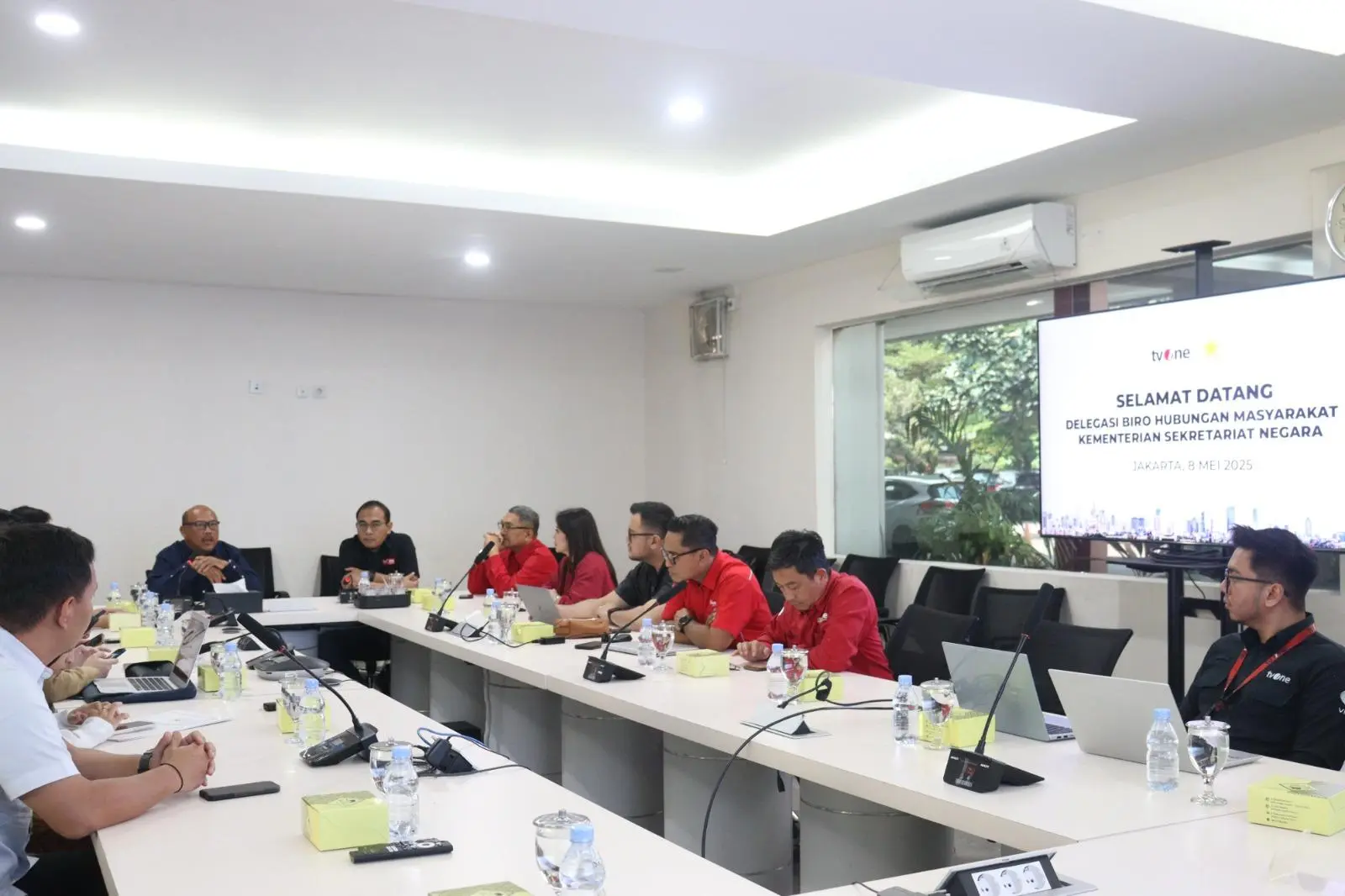 Perkuat Komunikasi Publik Pemerintah, Kemensetneg dan TVOne Jalin Kolaborasi