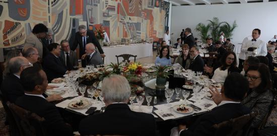 Presiden Prabowo Hadiri Jamuan Santap Siang Kenegaraan Bersama Presiden Lula di Brasilia