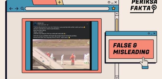 [SALAH] Salah, Video Klaim Rekayasa Produksi Hantavirus Gunakan APD