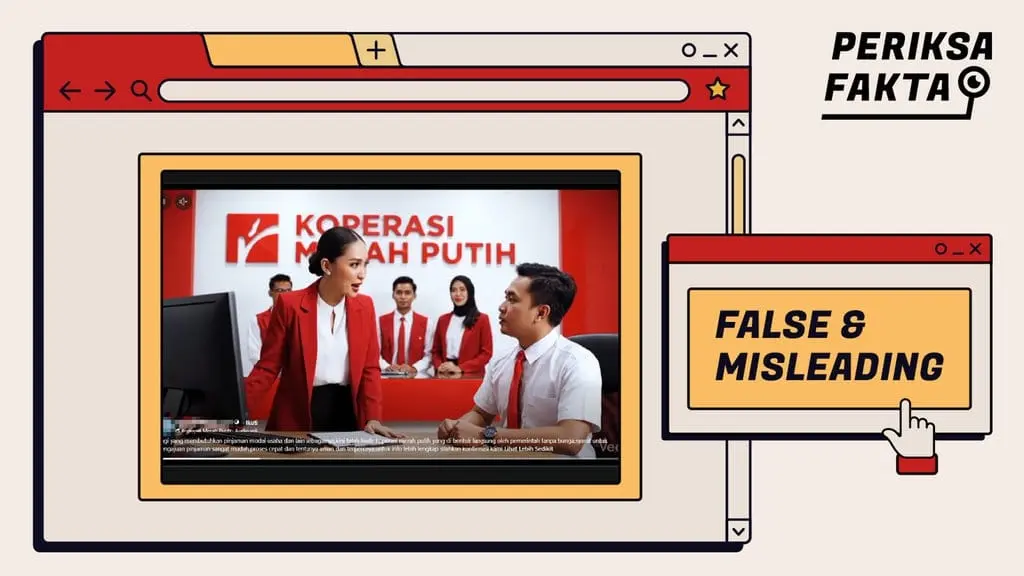 [SALAH] Koperasi Merah Putih Buka Pinjaman Tanpa Bunga