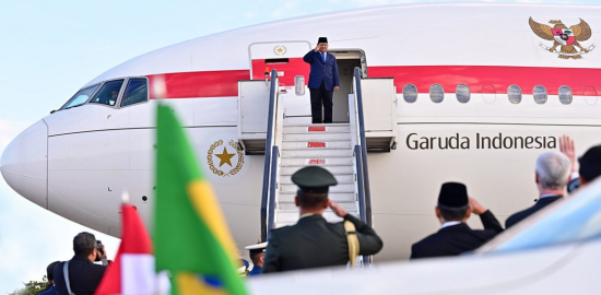 Presiden Prabowo Tinggalkan Brasil Usai Lawatan Kenegaraan