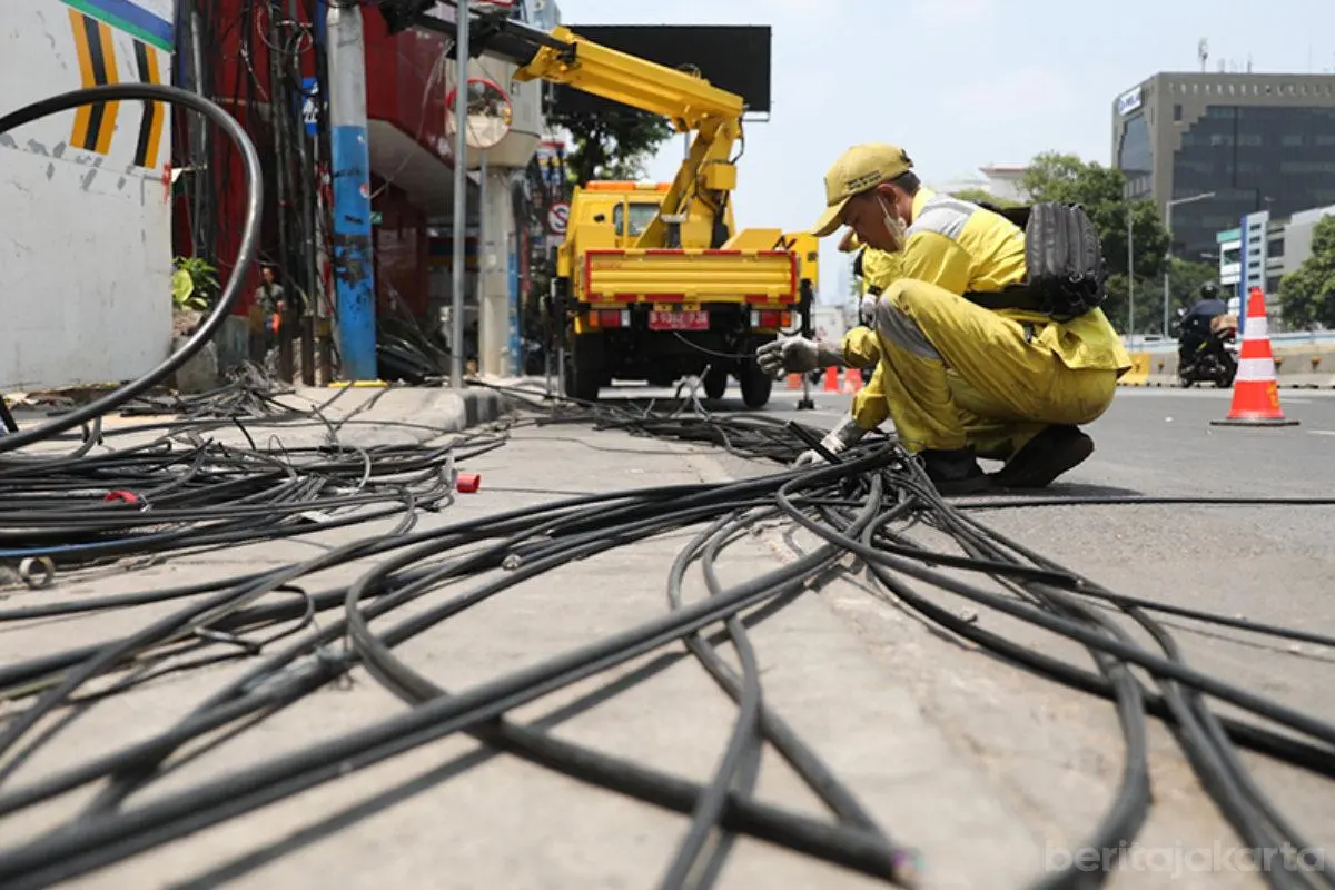 Punya Payung Hukum, Pemprov DKI Mulai Tata Jaringan Kabel Bawah Tanah