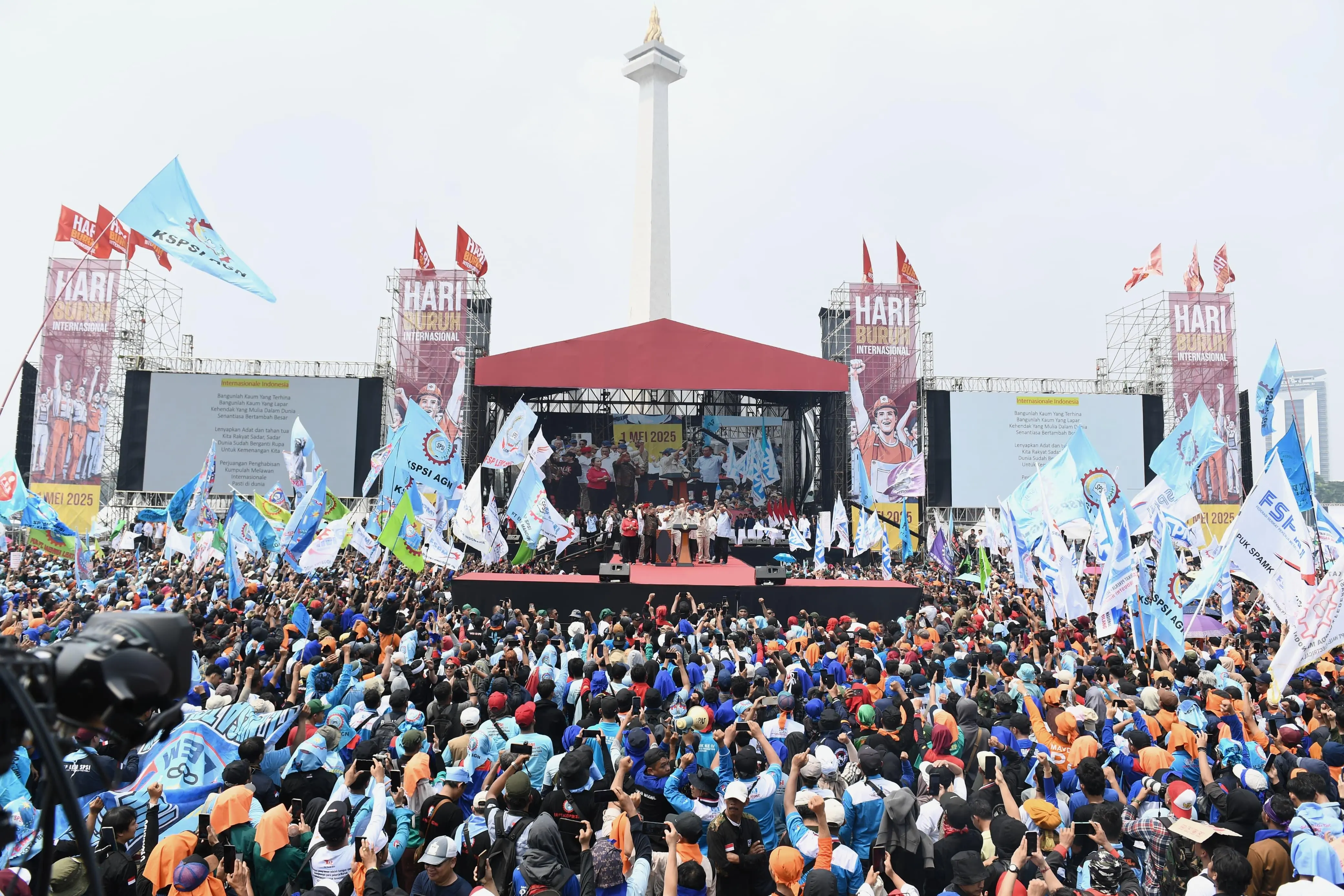 Serikat Buruh Sambut Kehadiran Presiden Prabowo di Hari Buruh Internasional dengan Apresiasi Tinggi