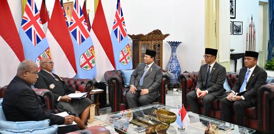 Presiden Prabowo Tegaskan Komitmen Perkuat Kerja Sama Indonesia-Fiji