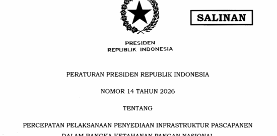Pemerintah Terbitkan Tiga Regulasi Penguatan Ketahanan Pangan Nasional