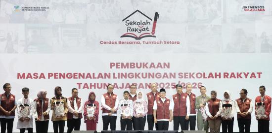 MPLS Sekolah Rakyat Resmi Dimulai Serentak di 63 Titik di Seluruh Indonesia