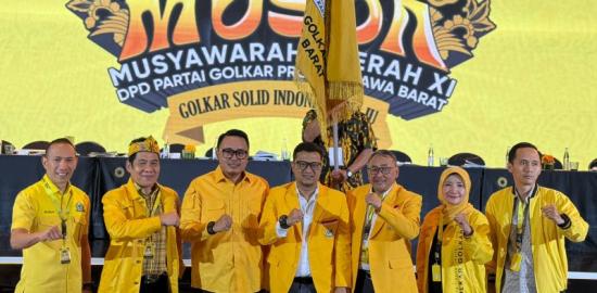 Daniel Mutaqien Terpilih Sebagai Ketua DPD Golkar Jawa Barat