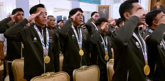 Bakar Semangat Atlet SEA Games, Presiden Prabowo: Olahraga Adalah Cermin Kekuatan Bangsa