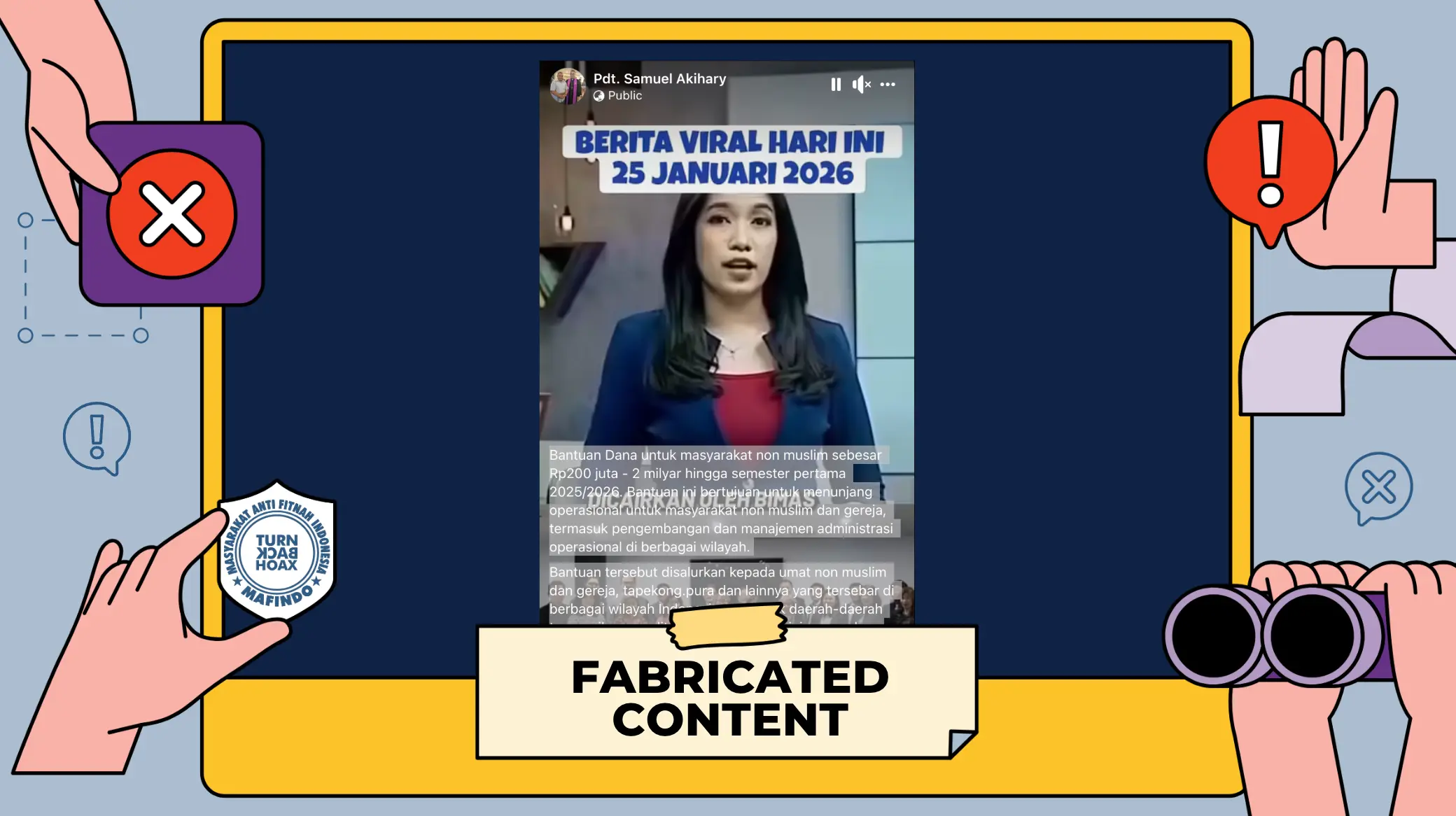 [PENIPUAN] Bantuan Dana untuk Masyarakat Non Muslim 2026