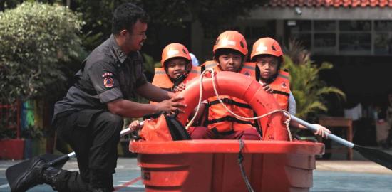 BPBD Jaksel Edukasi Tanggap Bencana di SDN Bangka 01