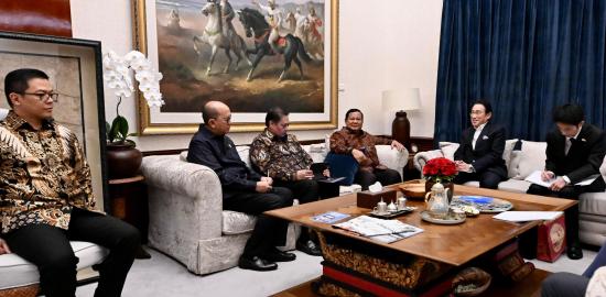 Presiden Prabowo Terima Kunjungan Utusan Khusus PM Jepang Fumio Kishida di Kertanegara