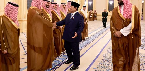 Pertemuan Hangat Presiden Prabowo dan Pangeran MBS