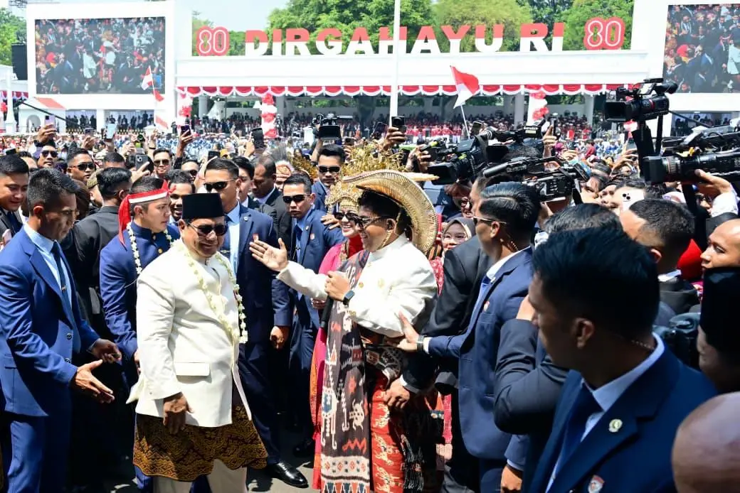 Paskibraka 2025 Bangga Kibarkan Merah Putih di Hadapan Presiden Prabowo