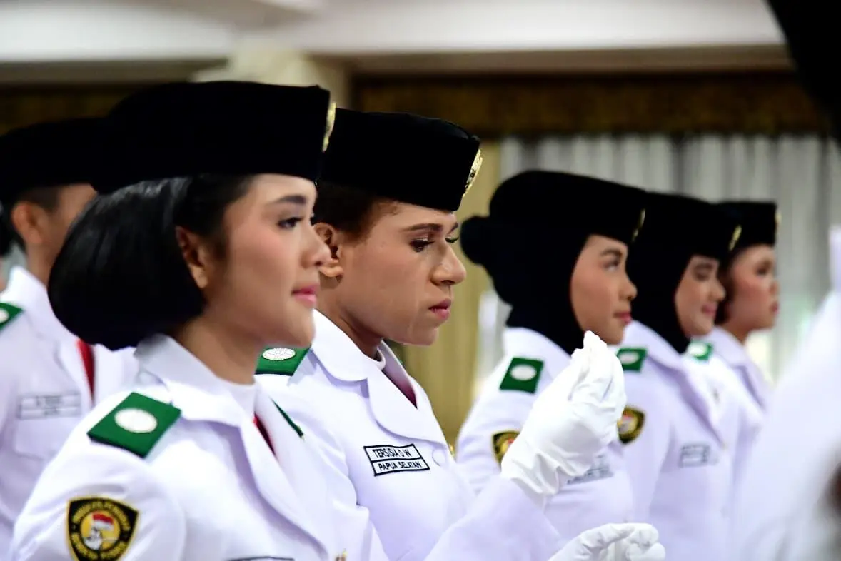 Kisah Perjuangan Para Pelajar yang Dikukuhkan Sebagai Paskibraka Nasional